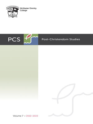 cover image of Post-Christendom Studies